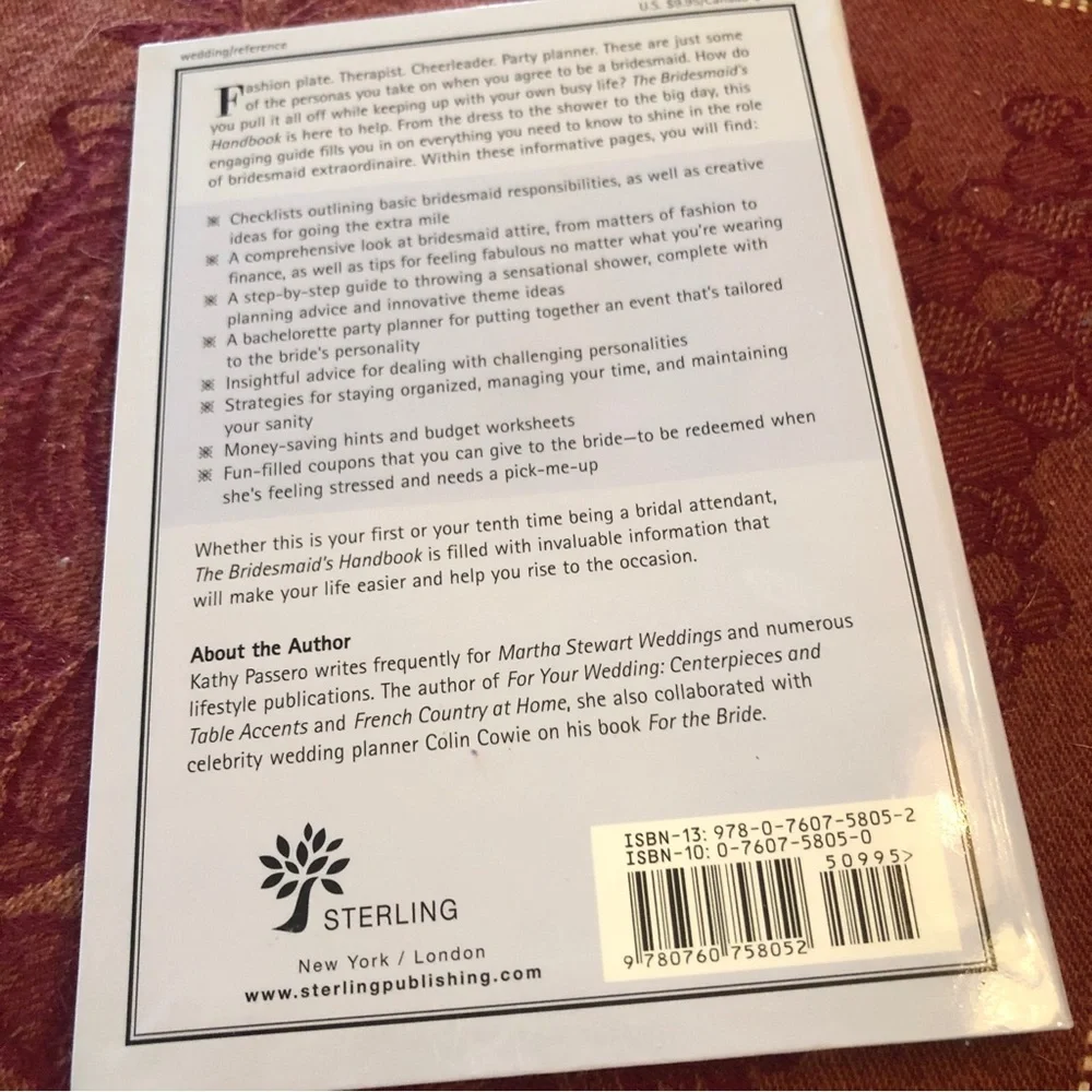 Handbook bridesmaid by